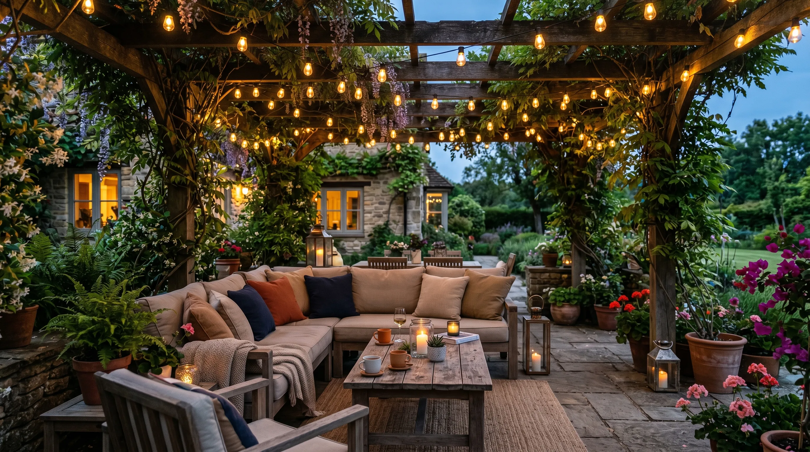 Pergola With Filtered Shade